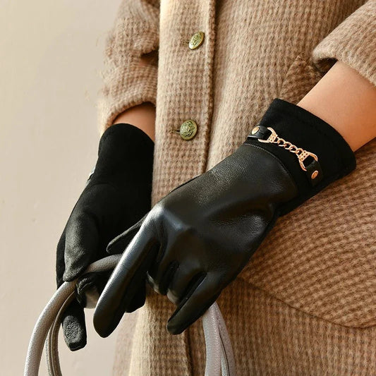 ADÉLINE LEATHER GLOVES" can be rewritten as "ADÉLINE PREMIUM LEATHER GLOVES.