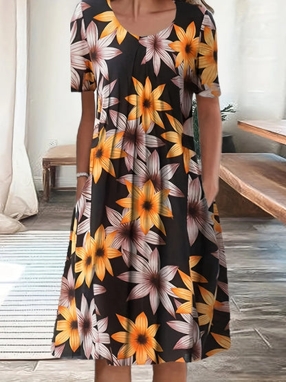 Effortless Elegance A-Line Dress™